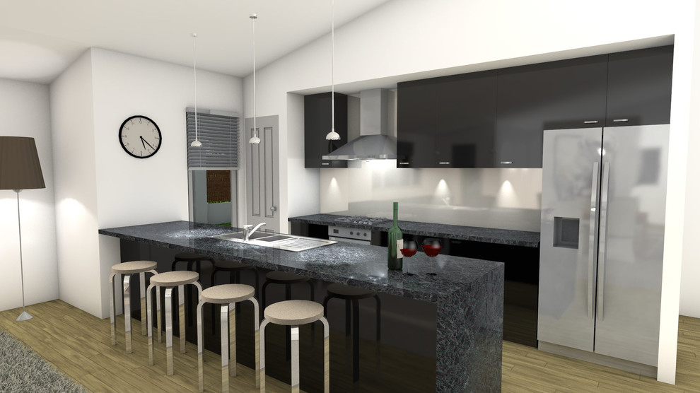 Granny flat Kitchen Modern Kitchen Perth Houzz
