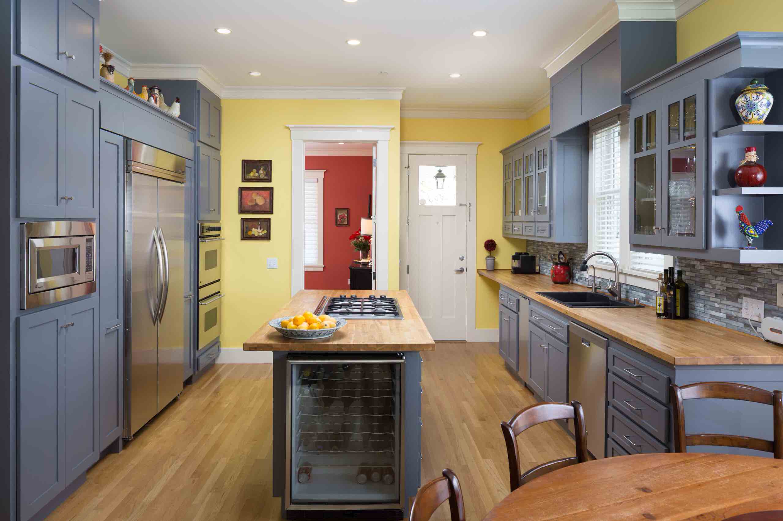 Gray Kitchen Cabinets Contemporary Kitchen San Francisco By Wendy Walter Design Houzz