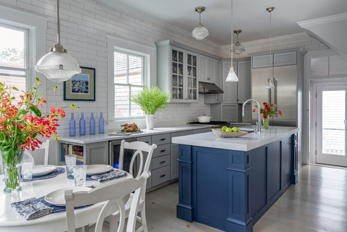 52+ Blue & Grey kitchen designs ideas and tips
