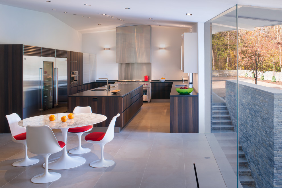 Great Falls, VA Commonwealth Building Design Custom Home Moderne Cuisine Chicago par