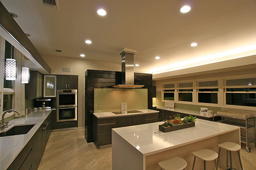 Example of a trendy kitchen design in Austin