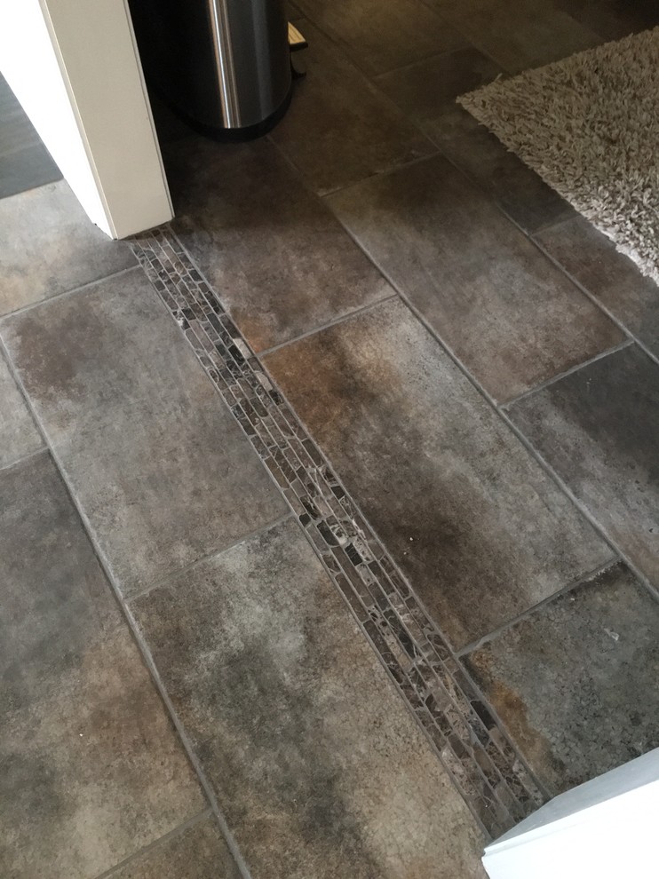 Greenwood floors Rustic Kitchen Tampa by Gulf Coast Kitchens