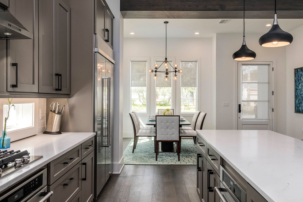 Guernsey Custom Transitional Kitchen Orlando by M. Lahr Homes