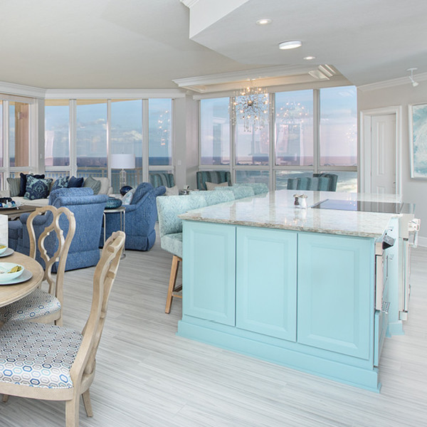 Gulf Coast Condo Kitchen Beach Style Kitchen by Cambria Houzz