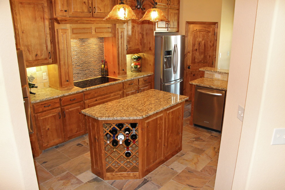 Guy James Ranch New Build Rustic Kitchen Dallas by Premier