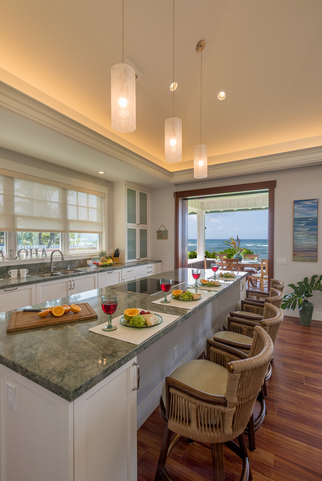 Hale Kahakai Beach Style Kitchen Hawaii by Archipelago Hawaii