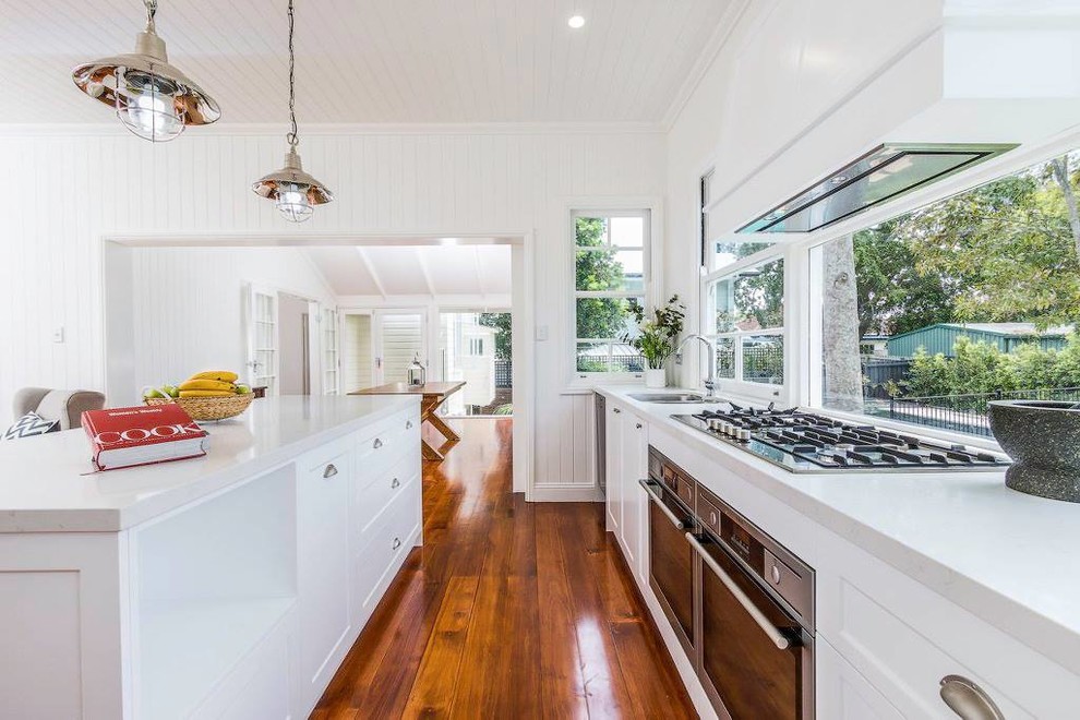 Hamptons Style Kitchen in Yeronga Cocina Brisbane de Mivis Joinery Houzz