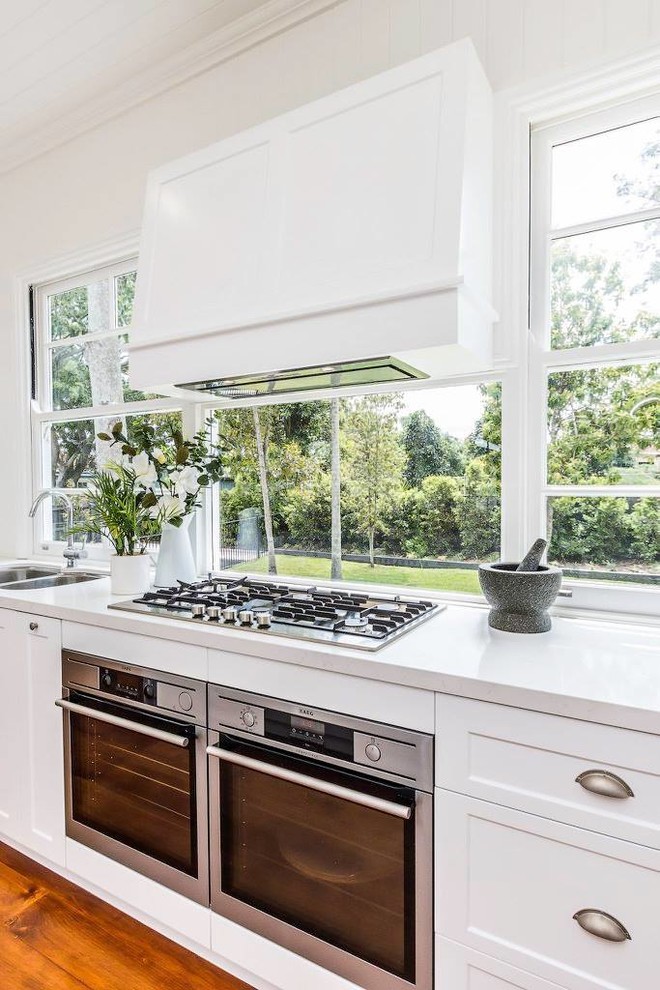 Hamptons Style Kitchen in Yeronga Kitchen Brisbane by Mivis Joinery Houzz