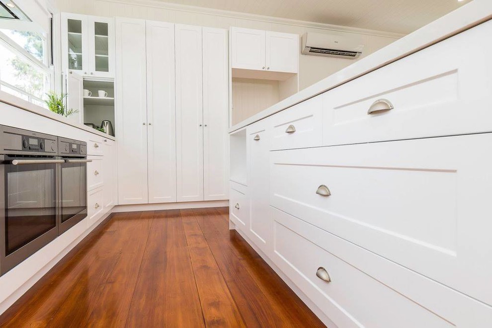 Hamptons Style Kitchen in Yeronga Kitchen Brisbane by Mivis Joinery Houzz