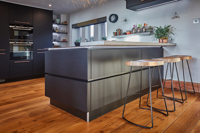Concrete is a great choice in any modern kitchen 