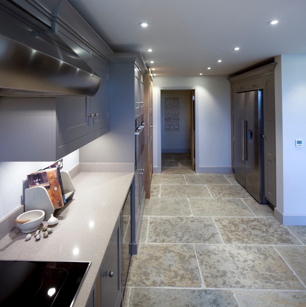 Kitchen - large modern kitchen idea in Cheshire