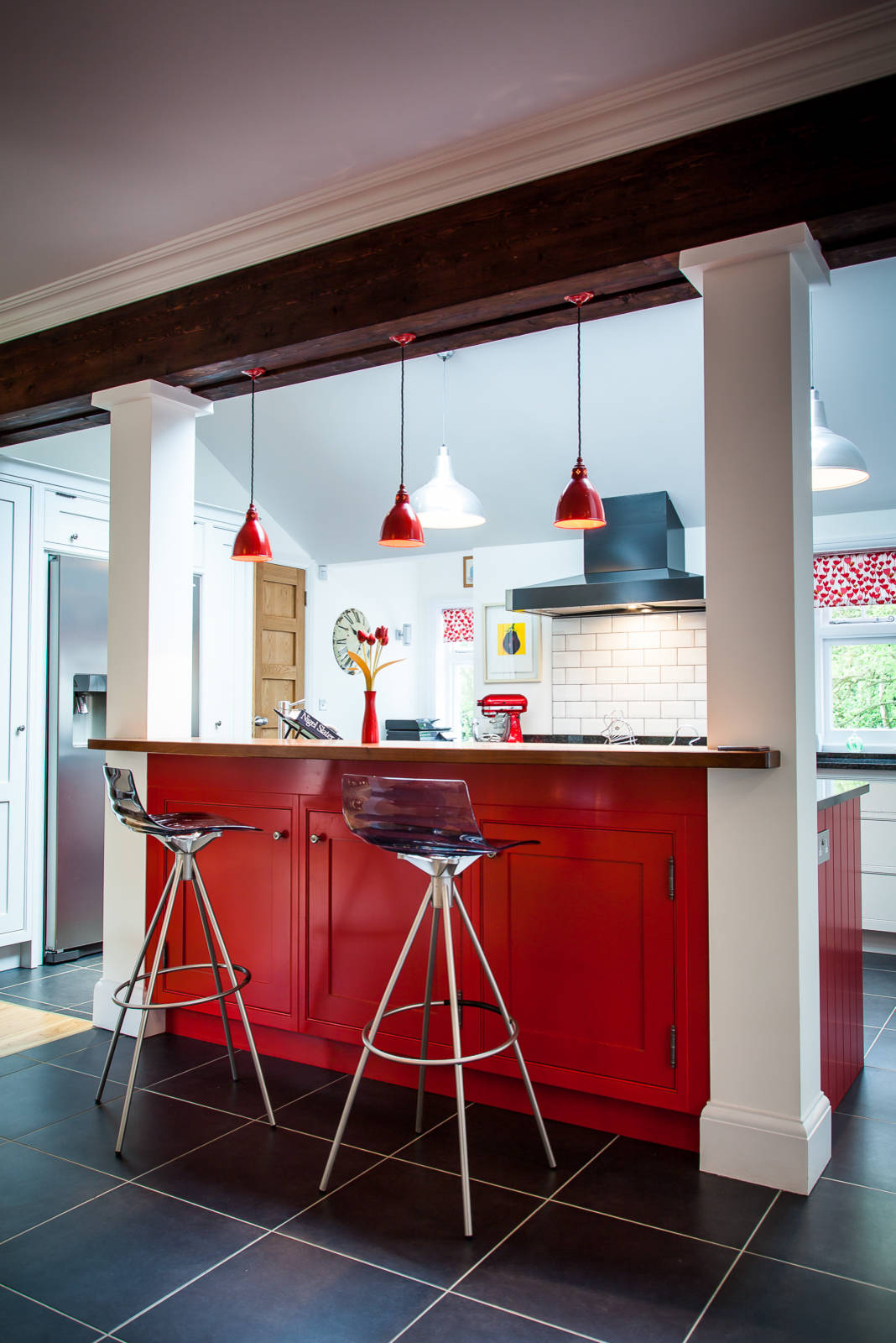 Red kitchen designs  Buy red kitchen cabinets, units & accessories at  Lakeland Kitchens