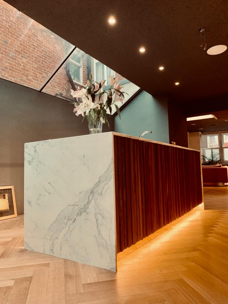 Harlesden Gardens Modern Kitchen London by Leith furniture ltd