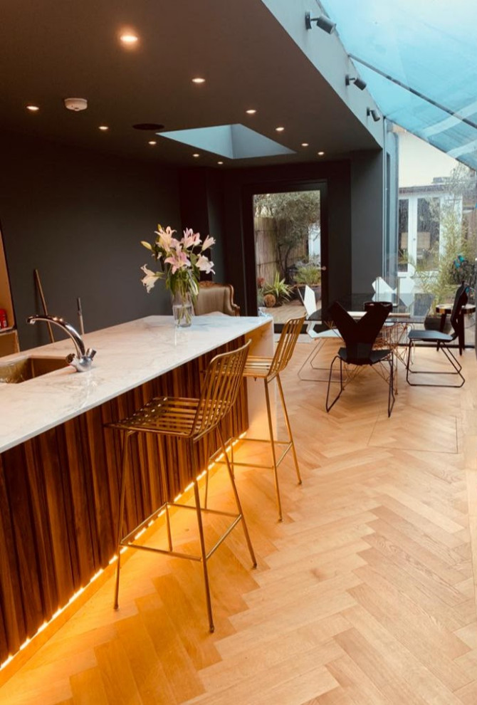 Harlesden Gardens Modern Kitchen London by Leith furniture ltd