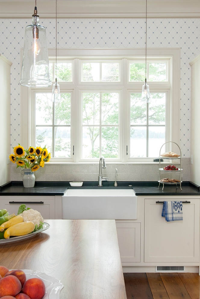 Kitchen - coastal kitchen idea in Portland Maine