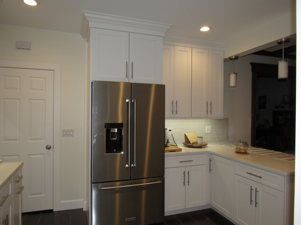 Hasbrouck Heights Expanded Kitchen Transitional Kitchen New York