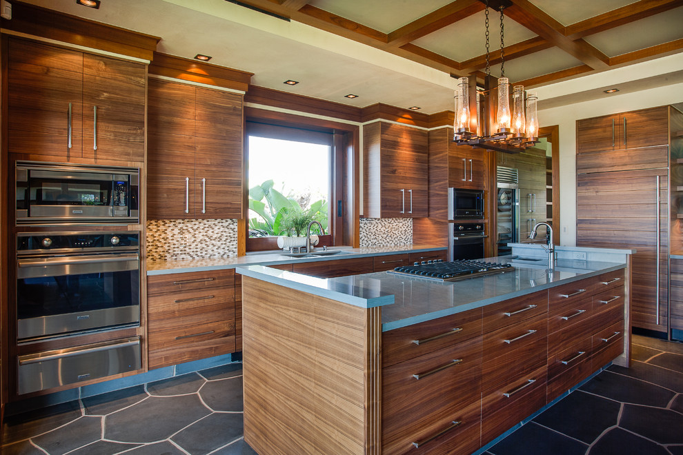 tropical kitchen cabinet design