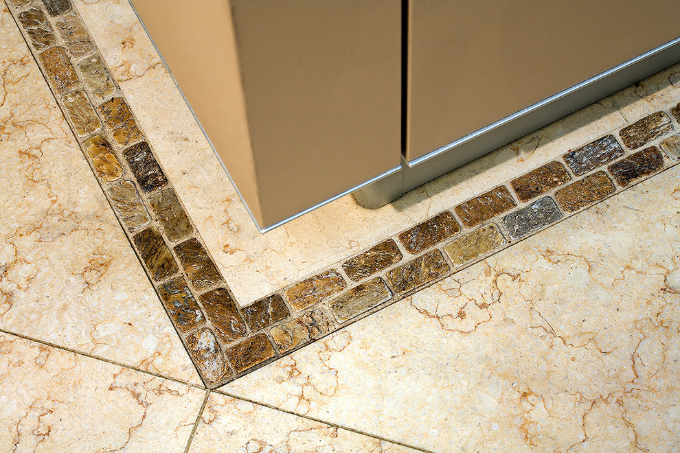 Heated floors in Galley kitchen Eclectic Kitchen Seattle by