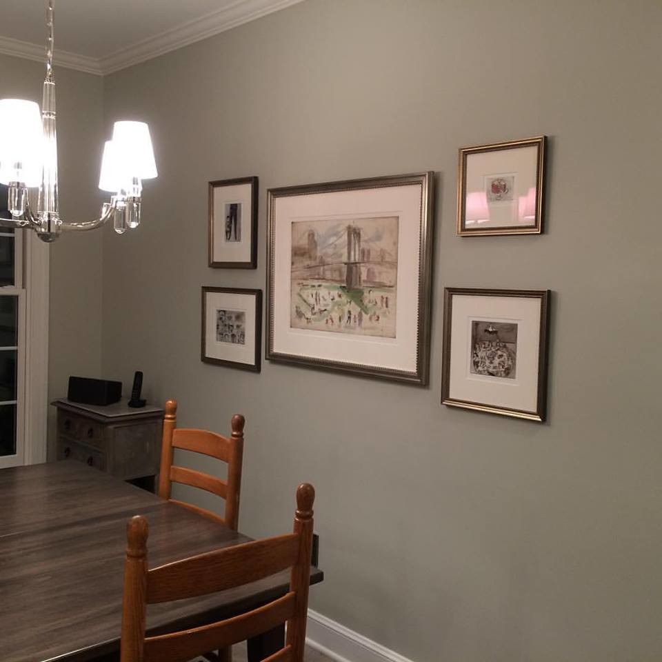 Helen Frank Art Grouping; artwork, framing & installation provided by