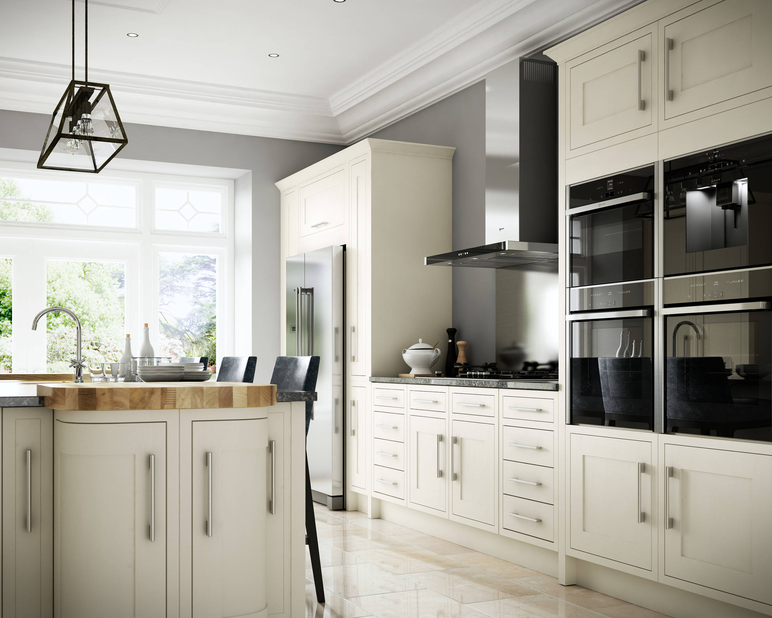 Heritage Bone Traditional Kitchen Other By Wickes Houzz