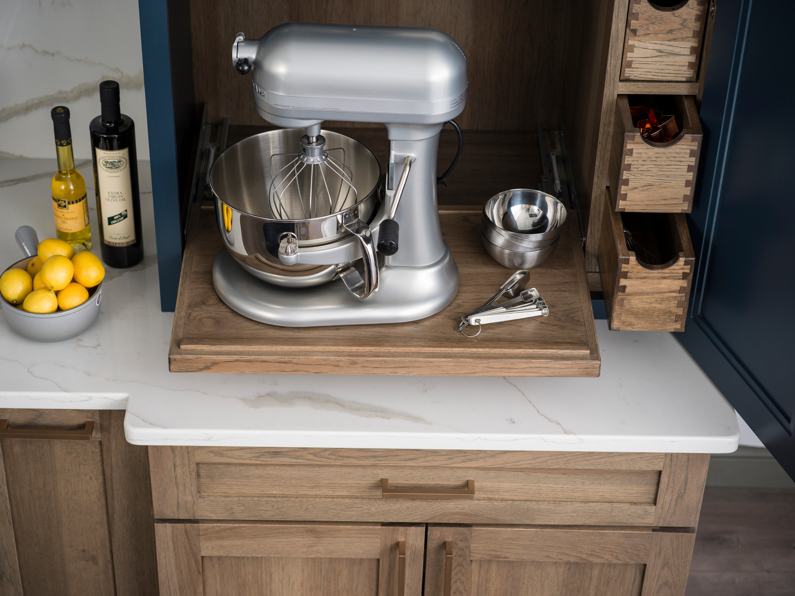 Kitchen Mixer Lift — Reznikoff Custom Furniture