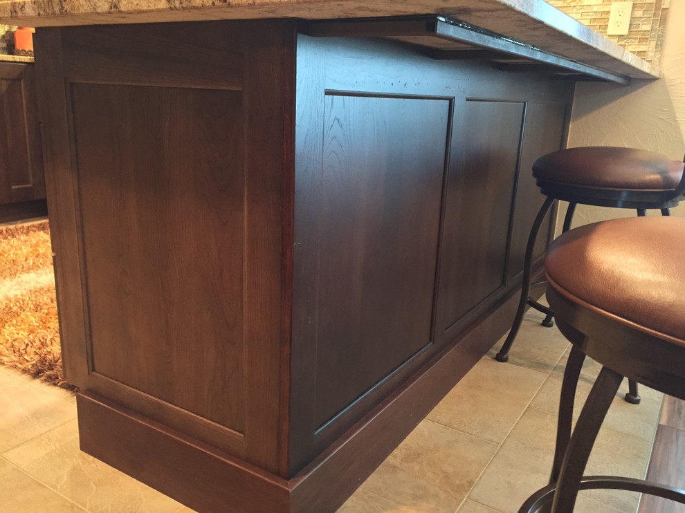Hickory "Calico" Kitchen 3 Transitional Kitchen Omaha by