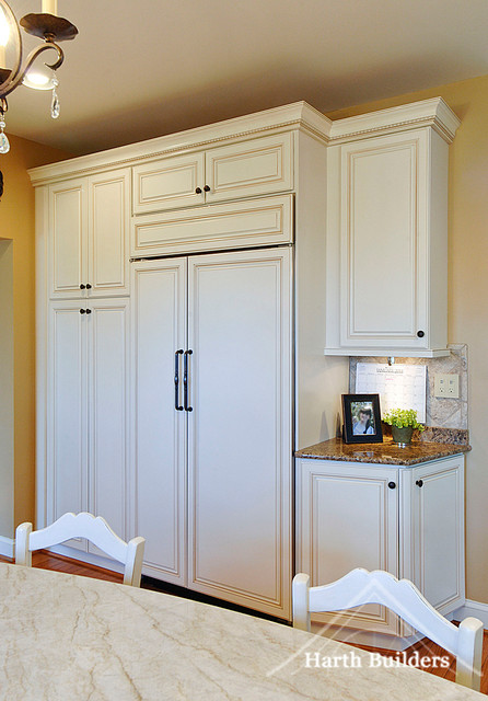 Hidden Refrigerator Traditional Kitchen Philadelphia By Harth Builders Houzz Ie