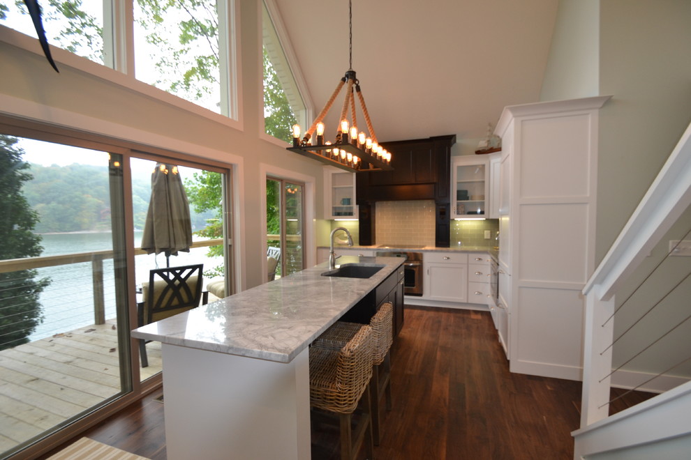 HideAWay Hills Lakehouse Beach Style Kitchen Kansas City by
