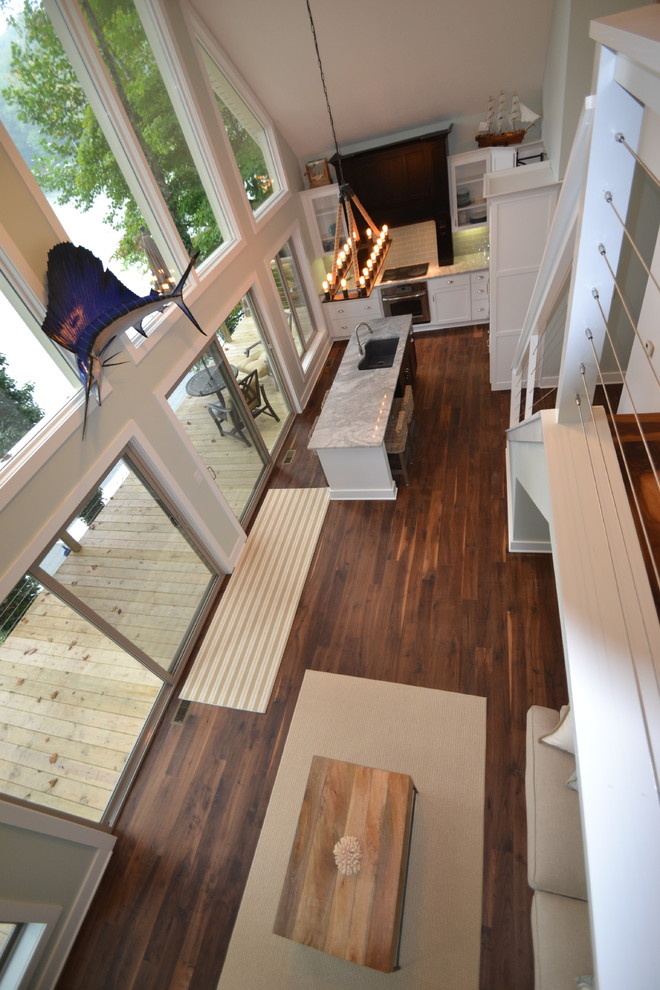 HideAWay Hills Lakehouse Beach Style Kitchen Kansas City by