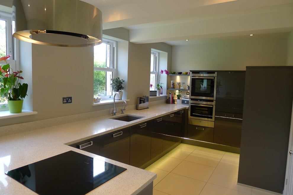 High Gloss Grey - Kitchen - Other - by The Kitchen Partners | Houzz