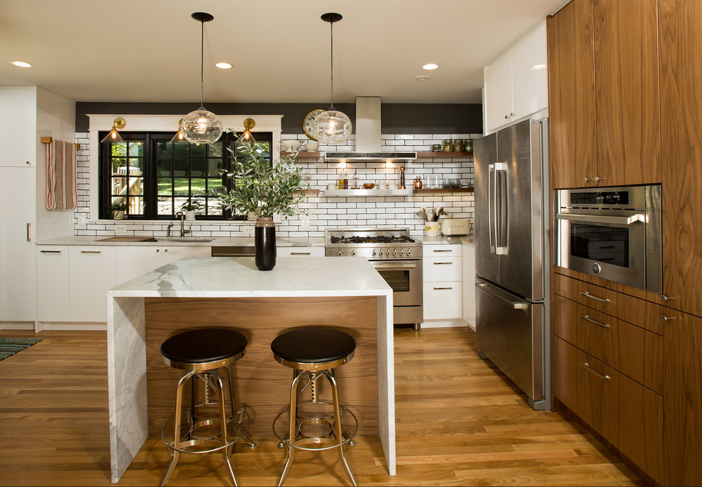 Historic Addition with New Kitchen and Bathrooms - Transitional