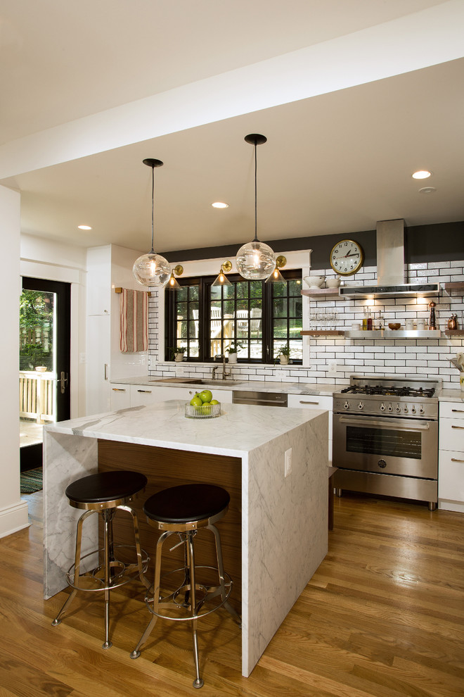 Historic Addition with New Kitchen and Bathrooms - Transitional