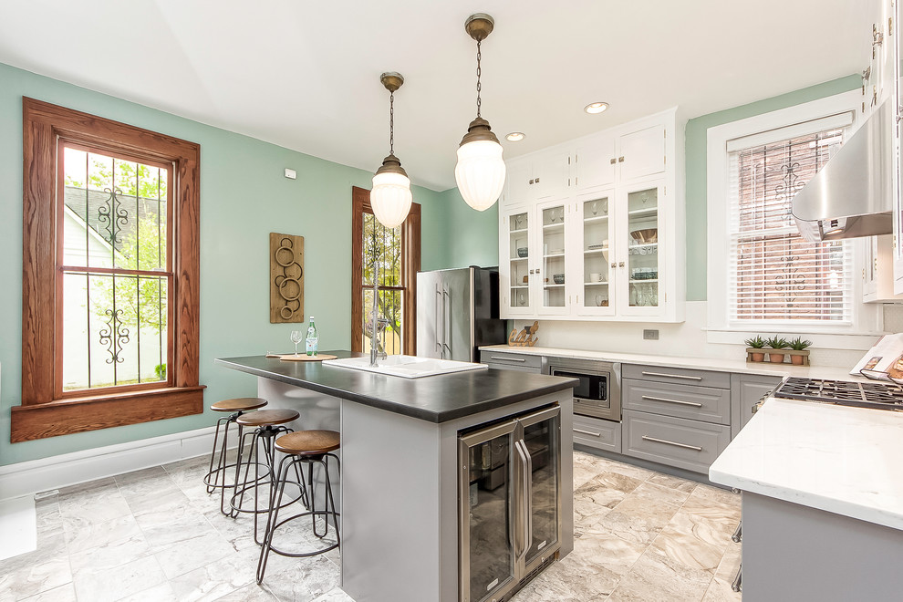 Historic Columbus Home Staging Transitional Kitchen Columbus by