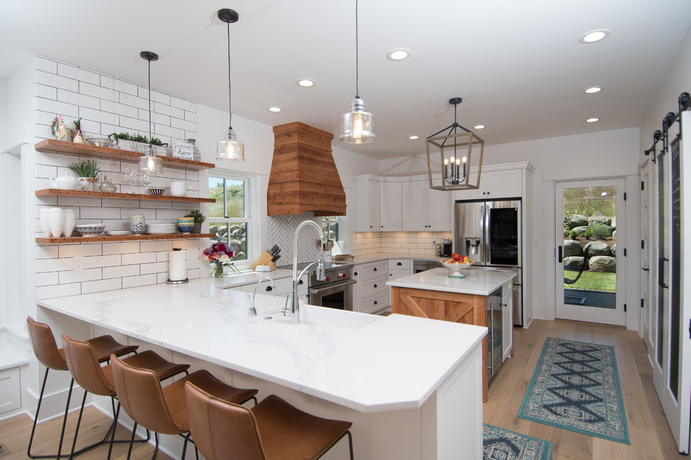 Historic Farmhouse Reconstruction - Farmhouse - Kitchen - Portland - by ...