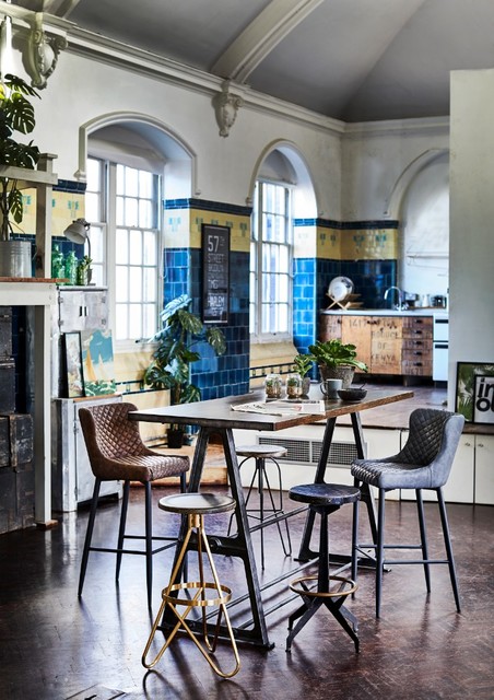 History Repeating Industrial Bar Stools Industrial Kitchen Other by Barker and Stonehouse Houzz IE