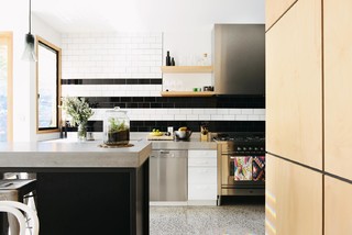 Стиль модерн в интерьере кухни
