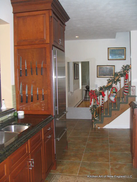 Foto på ett vintage kök