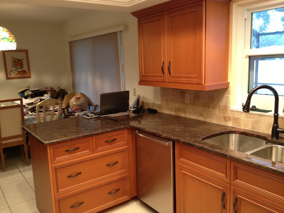 Holmes Project Traditional Kitchen Miami by Custom Refacing Of Naples, Inc.