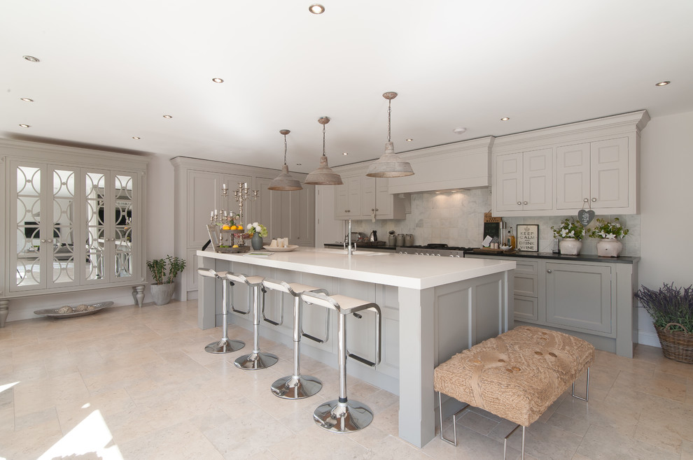 This is an example of a traditional kitchen in Surrey.