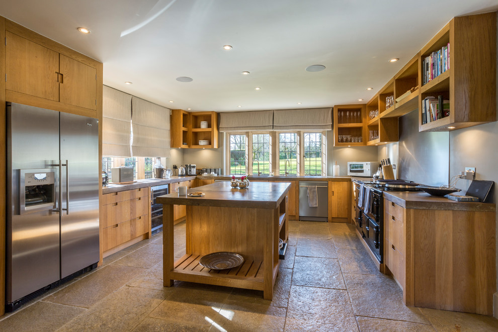 Photo of a country kitchen in Gloucestershire.