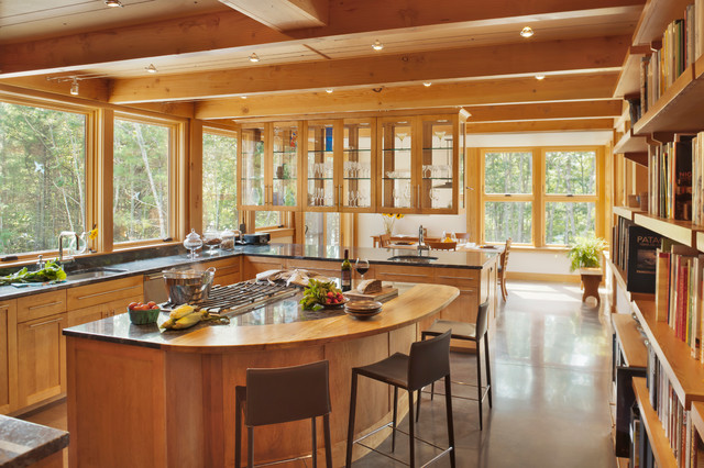 Home on Pemaquid Pond - Modern - Küche - Portland Maine - von BRIBURN