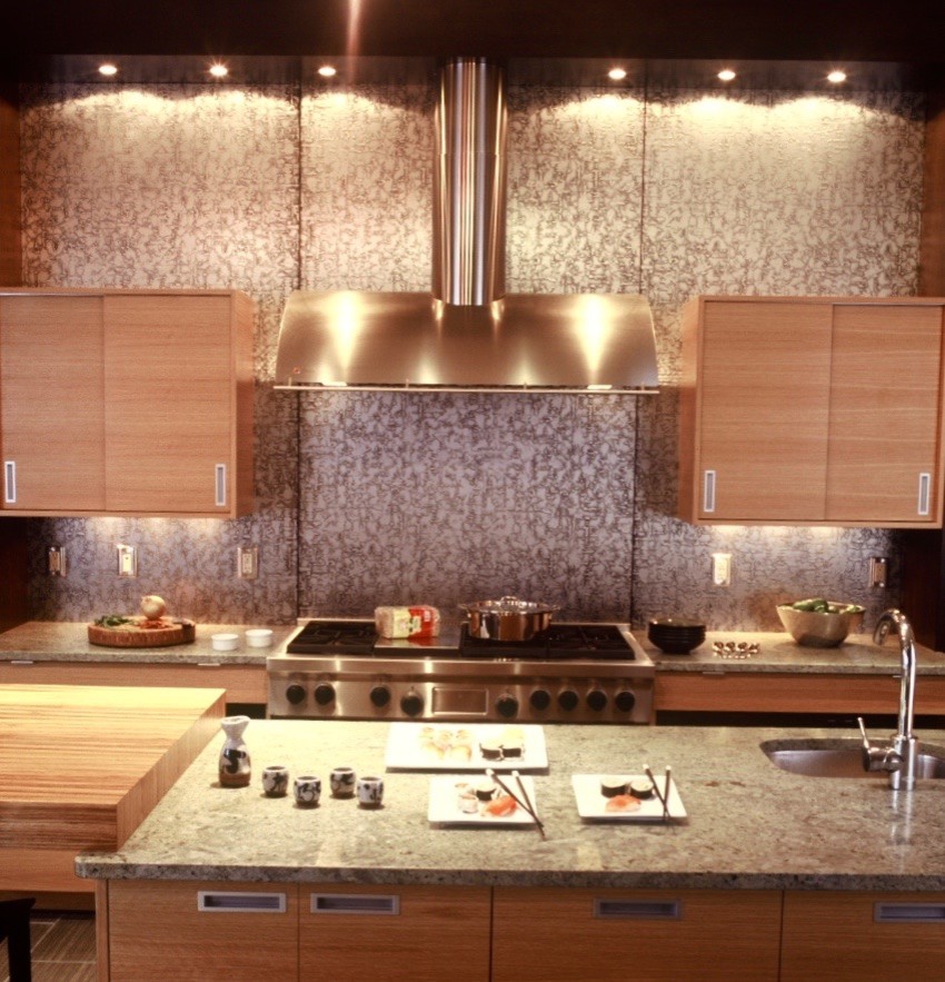Photo of a world-inspired kitchen in Raleigh.