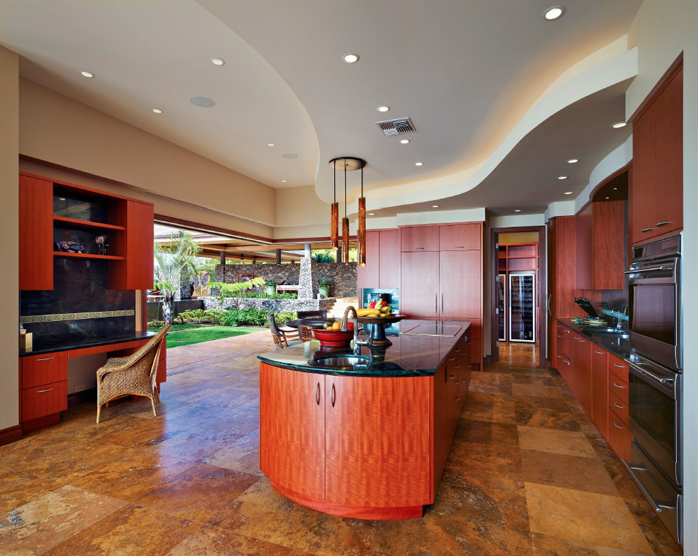 Honolua Ridge, Maui, Residence Tropical Kitchen Hawaii by Rick