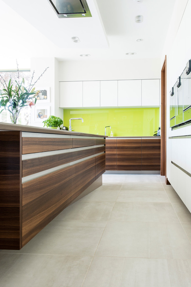 This is an example of a contemporary kitchen in Dorset.