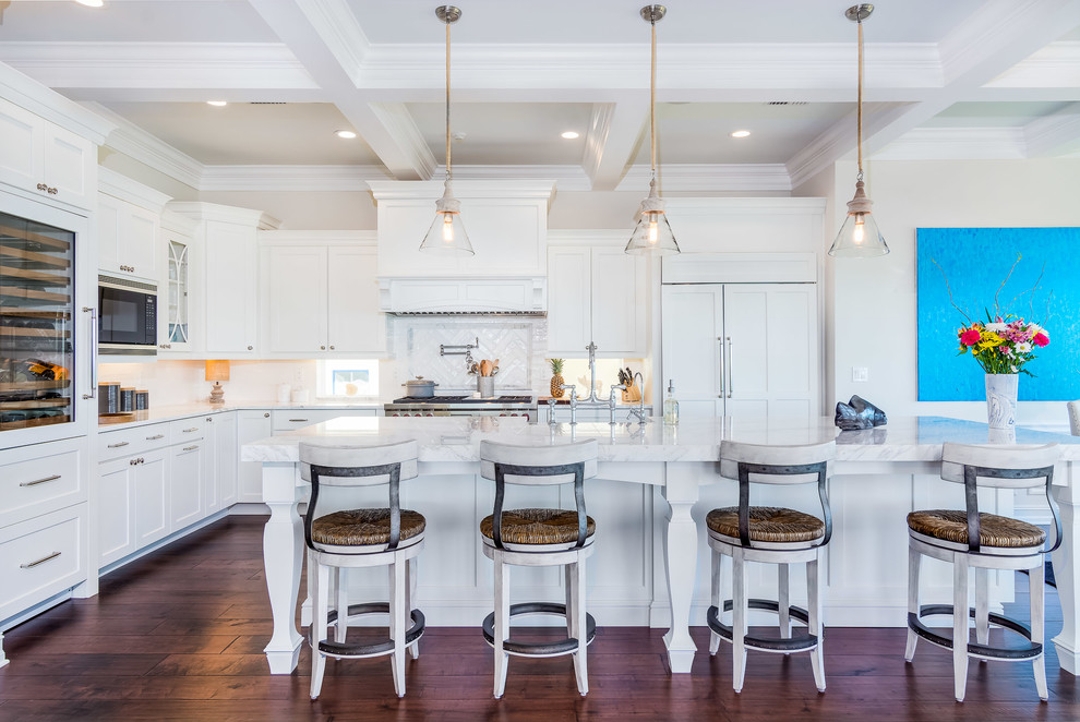 Inspiration for a large coastal kitchen remodel in Orlando