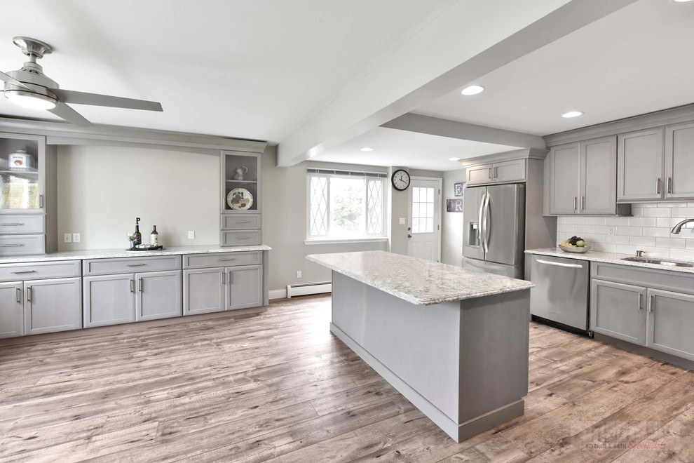 Huntington Driftwood Kitchen New York by Consumers Kitchens