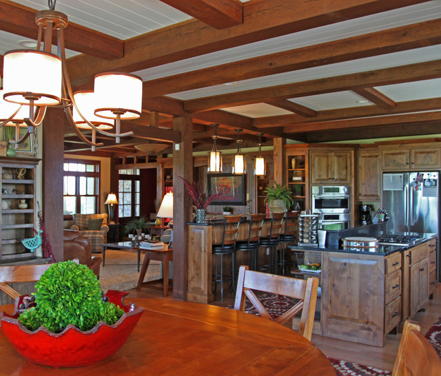 Hybrid Timber Frame Home in Middle Tennessee Cuisine Nashville