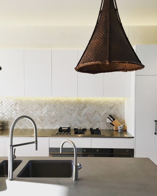 Igloo Bejmat Kitchen and Zellige outdoor bathroom Designer Elena