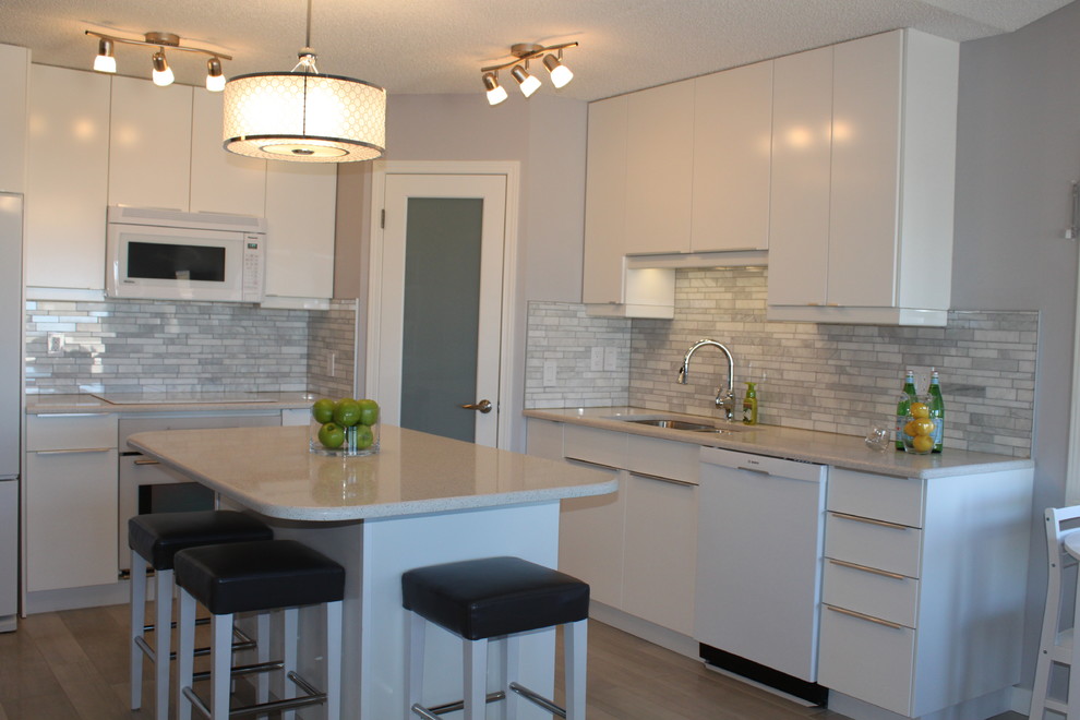 Ikea Condo Kitchen Modern Kitchen Calgary by Niche reDesign Houzz