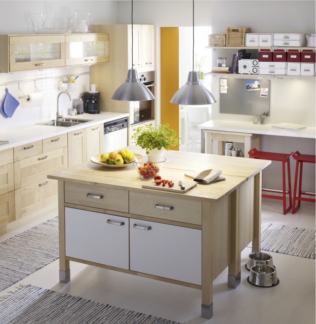 Ikea Kitchen Contemporary, Ikea Free Standing Kitchen Cabinets Uk